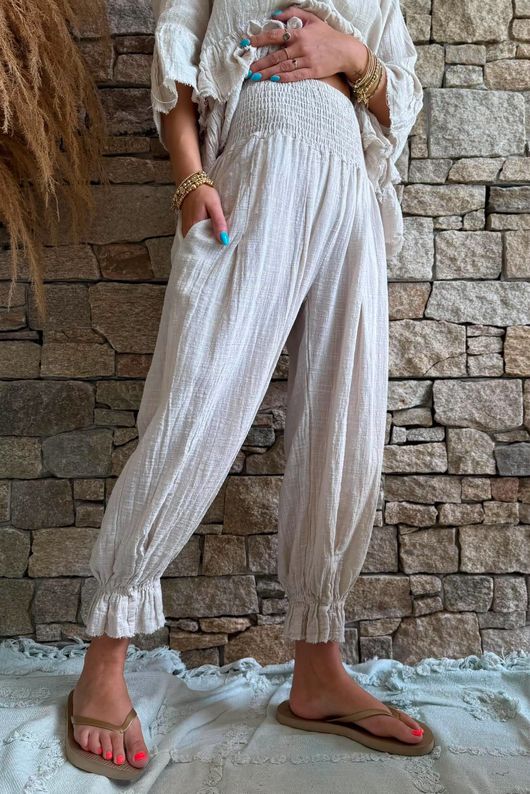 Sundaze Cheesecloth Bloomer Pant Calico